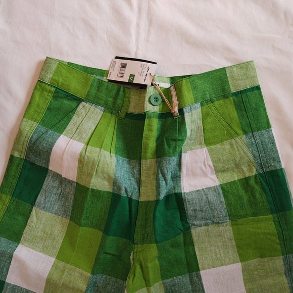 DIO MODA AUTHENTIC COLLECTION MEN'S CASUAL DRESS PLAID SHORTS - SIZE 32 - Picture 2 of 6